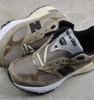 New Balance 993 Miusa Jjjjound Military Urban Grey Angora