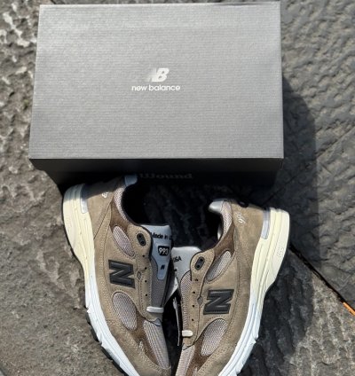 New Balance 993 Miusa Jjjjound Military Urban Grey Angora