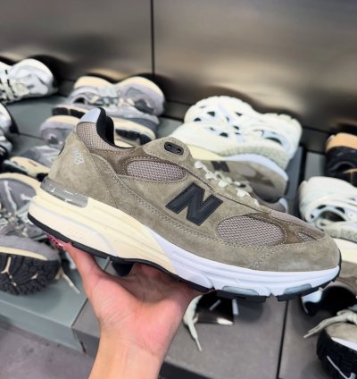 New Balance 993 Miusa Jjjjound Military Urban Grey Angora