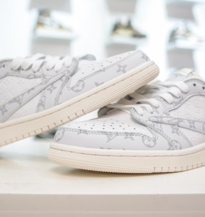 270 Ts X Air Jordan Aj1 Low Inverted Hook Low-top Joint Custom Color Lx1988-500
