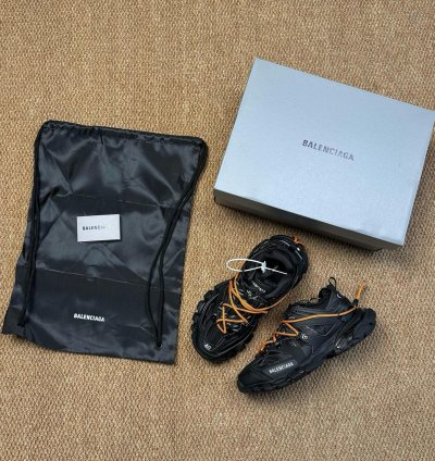 Balenciaga Track Trail Laces Sneaker blackorange