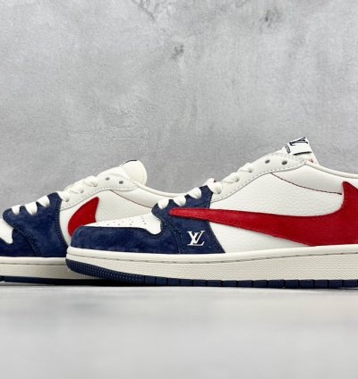 280 Travis Scott X Nike Air Jordan 1 Low X Louis Vuitton Three-party Joint Yq2082