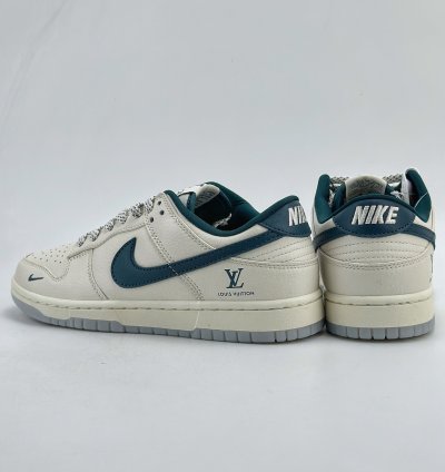 280 Nike Sb Dunk Low X Louis Vuitton White Navy Blue Starry Sky Cf3688-004 -34