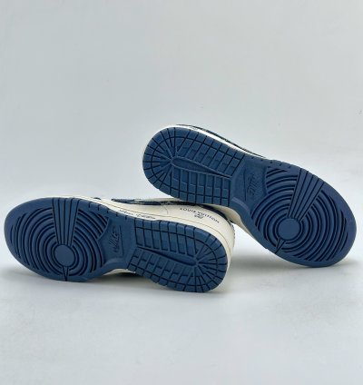 280 Nike Sb Dunk Low X Louis Vuitton White Blue Denim Xo3802-335