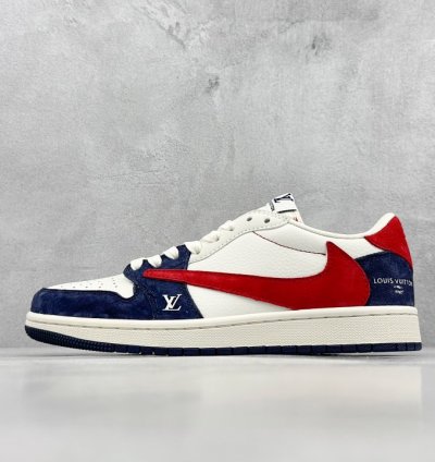 280 Travis Scott X Nike Air Jordan 1 Low X Louis Vuitton Three-party Joint Yq2089