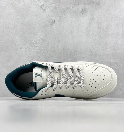 280 Nike Sb Dunk Low X Louis Vuitton White Navy Blue Starry Sky Cf3688-004 09