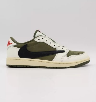 Travis Scott Nike Air Jordan 1 Low Og Sp Reverse Olive
