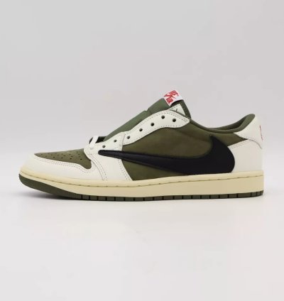Travis Scott Nike Air Jordan 1 Low Og Sp Reverse Olive