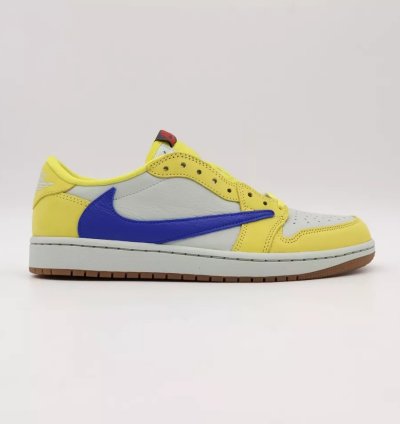 Travis Scott Nike Air Jordan 1 Retro Low Og Canary