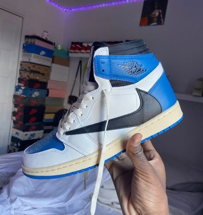 Travis Scott X Fragment X Air Jordan 1 High Og