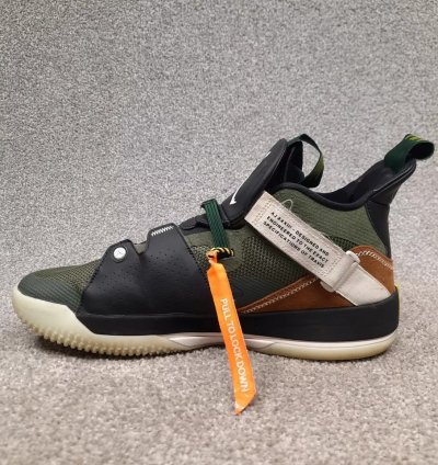 Nike Air Jordan Xxxiii 33 Nrg Travis Scott Cactus Jack Olive Green