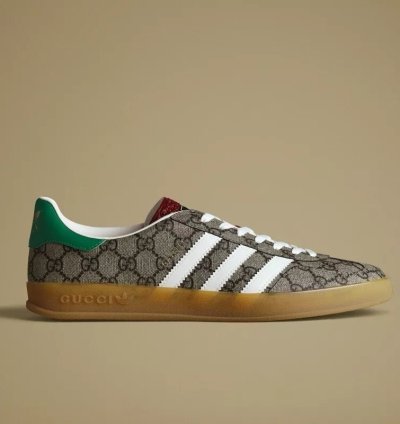 Gucci X Adidas Gazelle Beige Tone