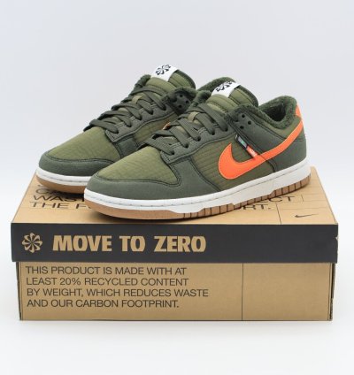 Dd3358-300 Nike Dunk Low Retro Toasty Next Nature Sequoia Olive Green