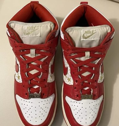Nike Sb Dunk High Pro X Supreme Red 2003 Skunk Unkle Tiffany Lobster