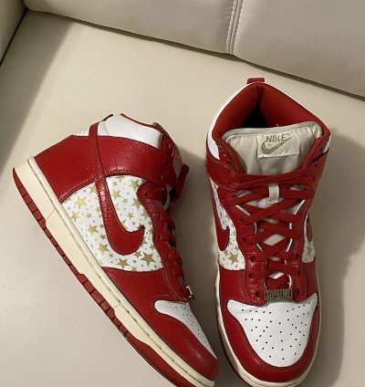 Nike Sb Dunk High Pro X Supreme Red 2003 Skunk Unkle Tiffany Lobster