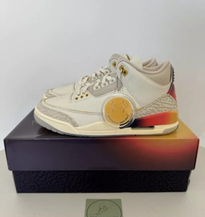 J Balvin X Air Jordan 3 Retro medellín Sunset Fn0344 new W Box