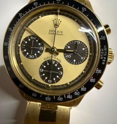 Rolex Daytona Paul Newman Rolex Daytona 6264 Rare Early Tropical Lemon Paul Newman