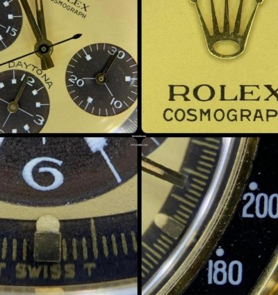 Rolex Daytona Paul Newman Rolex Daytona 6264 Rare Early Tropical Lemon Paul Newman