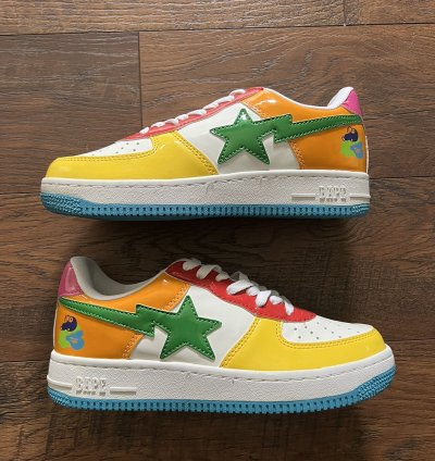2008 Bape Bapesta Baby Milo Multi Color Sneakers