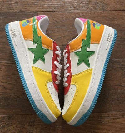 2008 Bape Bapesta Baby Milo Multi Color Sneakers