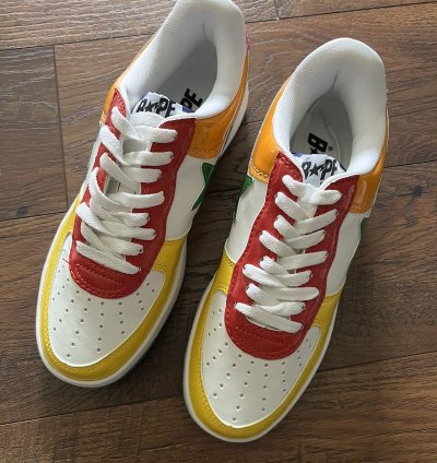2008 Bape Bapesta Baby Milo Multi Color Sneakers