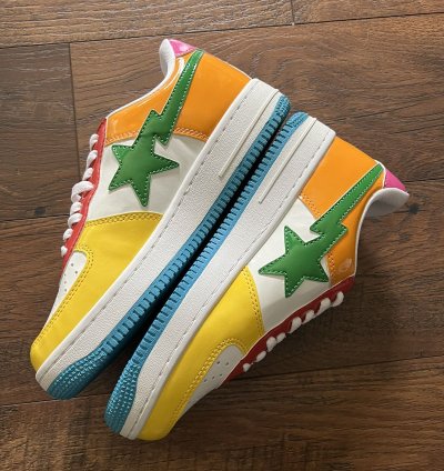 2008 Bape Bapesta Baby Milo Multi Color Sneakers