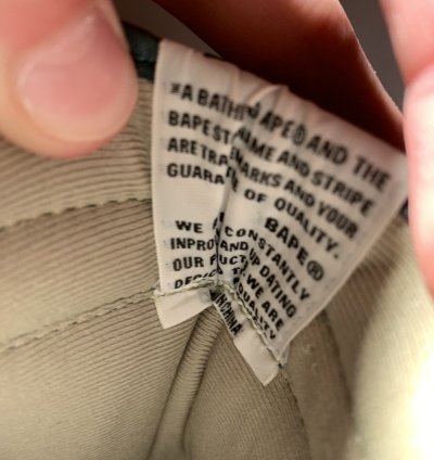2008 Ds Bapesta Plaid Tartan Green