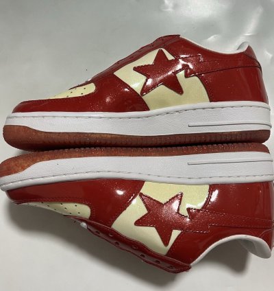 2009 Bape Sta Glitter Leather Red
