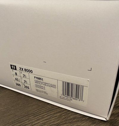 2020 Adidas Bape Undefeated Zx 8000 Sz 8