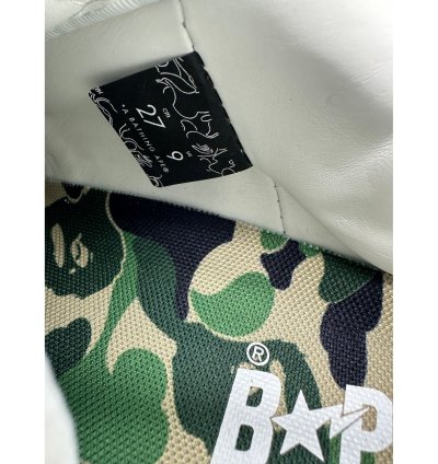 9 - Bathing Ape Bape Sta Low Camo White Green