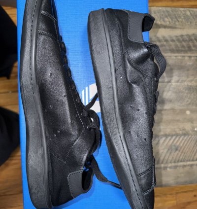 Adidas Balenciaga Stan Smiths In All Black
