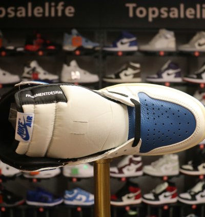 Fragment Design X Travis Scott X Air Jordan 1 Retro High military Blue Dh3227-105