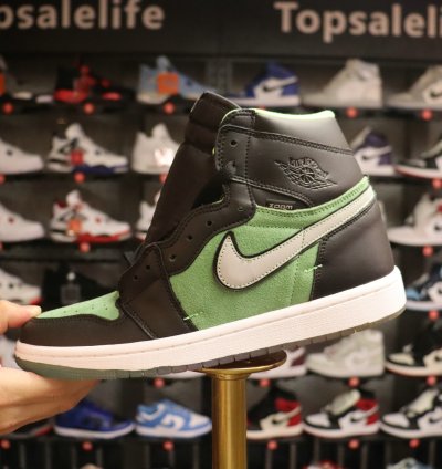 Air Jordan 1 High Zoom zen Green also Worn By Wang Yibo Ck6637-002