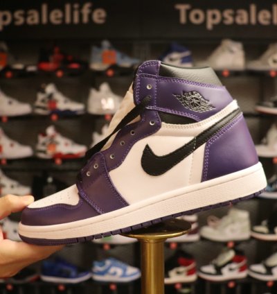 Air Jordan 1 Retro High Og court Purple 20 also Worn By Madsaki 555088-500
