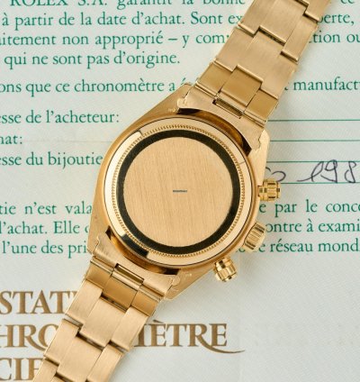 Rolex Daytona 6269 - 18k Yellow Gold - Factory Diamonds Bezel - Single Owner - Full Set