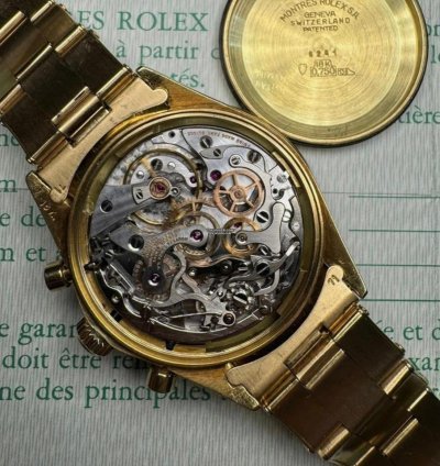 Rolex Daytona Paul Newman Rolex Daytona 6264 Rare Early Tropical Lemon Paul Newman