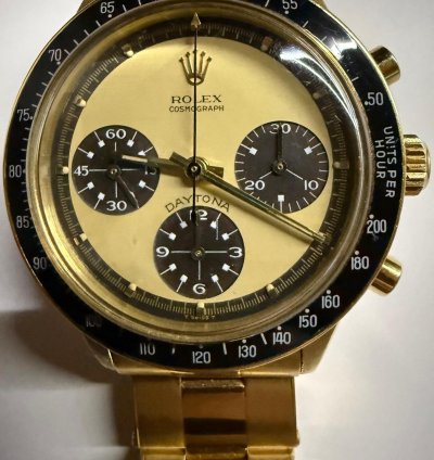 Rolex Daytona Paul Newman Rolex Daytona 6264 Rare Early Tropical Lemon Paul Newman