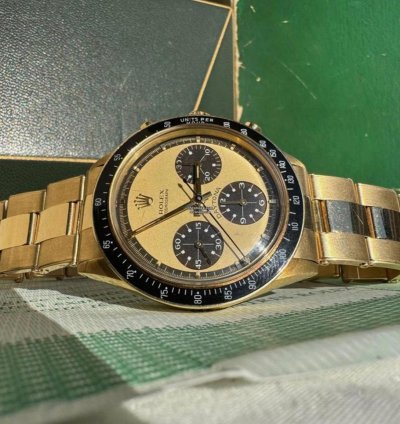 Rolex Daytona Paul Newman Rolex Daytona 6264 Rare Early Tropical Lemon Paul Newman