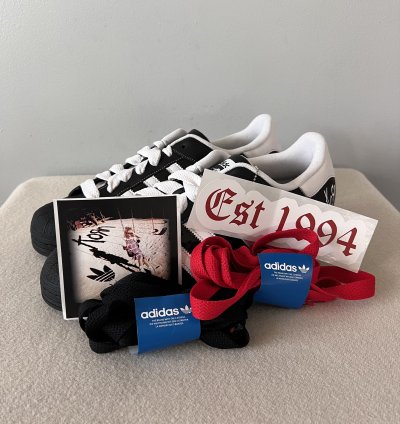 Adidas Korn Superstar Demo In Black