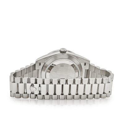 Rolex Day-date 40 228396tem Platinum Diamond Dial Emerald Bezel