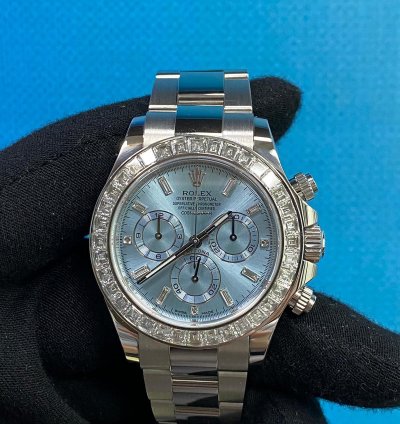 Rolex Daytona 116576tbr Oyster Perpetual Daytona Platinum