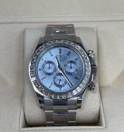 Rolex Daytona 116576tbr Oyster Perpetual Daytona Platinum