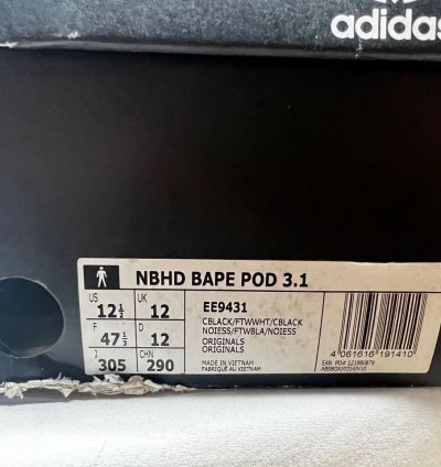 Adidas Pod S3 1 Bape Neighborhood