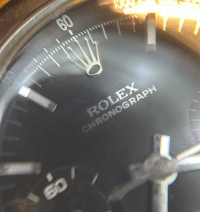 Rolex Chronograph Cosmograph Pre Daytona 6238 Black Dial