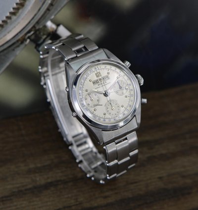 Rolex Chronograph Dato-compax Jean-claude Killy Ref 6036 Stainless Steel From The Year 1952