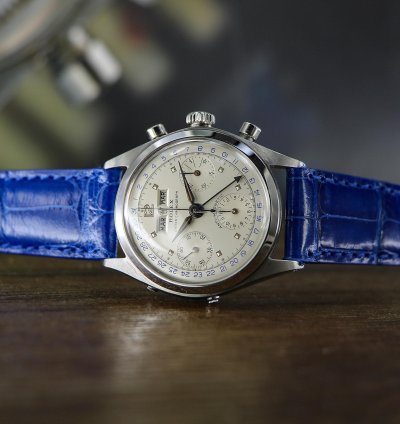Rolex Chronograph Dato-compax Jean-claude Killy Ref 6036 Stainless Steel From The Year 1952
