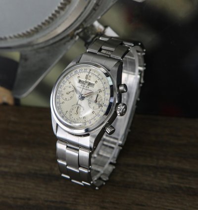 Rolex Chronograph Dato-compax Jean-claude Killy Ref 6036 Stainless Steel From The Year 1952