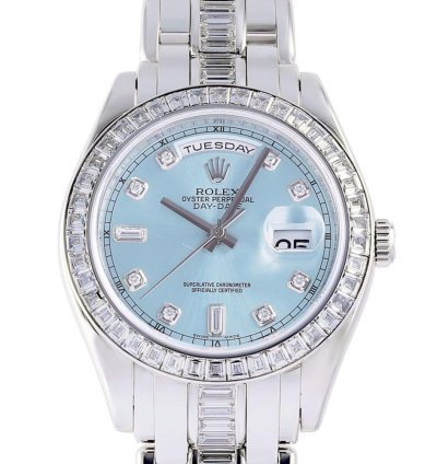 Rolex Day-date 18956a Automatic Platinum Good