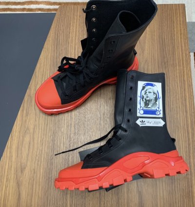 Adidas Raf Simons Hi Top Sneakers