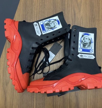 Adidas Raf Simons Hi Top Sneakers